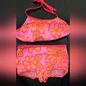 ICE BEACH Kids Swimsuit 2 pc NWT 14